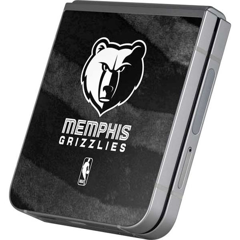 NBA Memphis Grizzlies Black Animal Print Galaxy Z Flip6 Skin